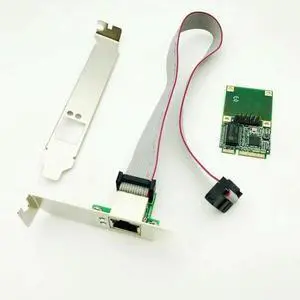 JAENFONG FOR Network Cards Mini PCI-E Network Card 1000Mbps Gigabit Ethernet 10/100/1000M NIC RJ45 LAN Network Adapter for Computer PC