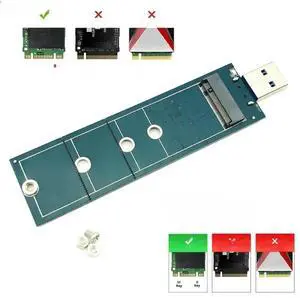 JAENFONG FOR M2 SSD Adapter M2 USB Adapter M2 to USB 3.0 USB 3 USB3 6Gb Riser Converter for 2230 2242 2260 2280 B+M Key NGFF M.2 SATA SSD