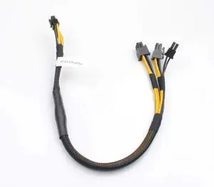 JAENFONG Mini 8 Pin to 6 Pin and 8 Pins GPU Power Cable Riser to GPGPU 0TR5TP TR5TP for Dell R740 R740xd