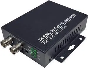 101AV 4K HD BNC to FHD HDMI Video Converter for Monitors & DVRs, converts HD-TVI/AHD/CVI & Composite Video Signal/CVBS from BNC Video Signal to HDMI