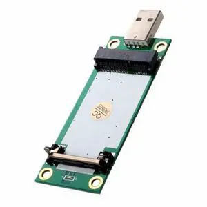 Adapter Mini PCI-E Wireless WWAN to USB Adapter Card with SIM Card Slot Module Testing Tools for 3G/4G/5G LTE Wireless Module Modem Card