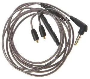 JAENFONG 3.5mm Wired Earphone Cable Detachable MMCX Connector Replacement Cord With Microphone For Shure SE215 SE425 UE900 Headphone