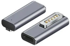JAENFONG PD Fast Charging Converter Power Connector Type C Magnetic USB PD Adapter for Magsafe 2 MacBook Pro Plug Converter