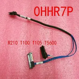 JAENFONG For R210 T100 T105 T5600 Workstation Power Supply Cable 0HHR7P HHR7P Connect H200 H700 6GB SAS Data Cable