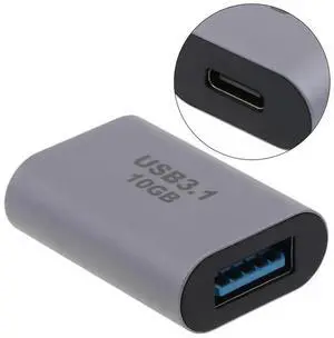 JAENFONG 1PCS USB 3.0 connector Female to USB Type C Female Adapter Super Speed USB3.0 Type-C Extender Connection Converter JAENFONG 1PCS USB 3.0 connector Female to USB Type C Female Adapter Super Speed USB3.0 Type-C Extender Connection Converter