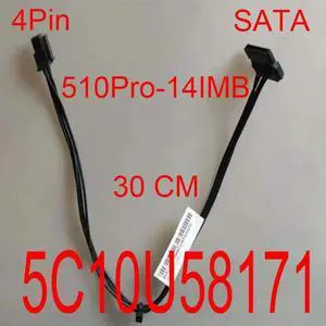 JAENFONG For 510Pro-14IMB Workstation Power Supply Cable 5C10U58171 Small 4-pin To SATA Power Cord