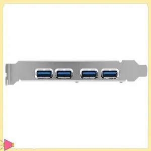 JAENFONG 4 Port Usb 3.0 Pci Express Expansion Card Pcie Pci-E Usb 3.0 Host Controller 4 X Usb3.0 Usb 3.0 Add On Card Expansion Cards