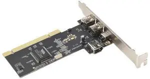 JAENFONG 3 Port IEEE 1394 Firewire Card PCI Firewire Adapter IEEE 1394 PCI Controller Card For Desktop PC