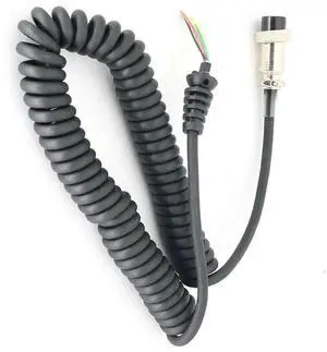 JAENFONG HM-36 Handheld Speaker Mic Micorphone Cable 8 Pins Speaker Spring Cord Talkie Walkie Telephone Spring Line for ICOM IC-449C 229C