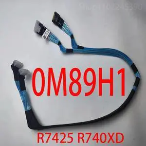 JAENFONG For R7425 R740XD Workstation Power Supply Cable M89H1 0M89H1 SAS Has Been An Elbow 24 Disk NVME U.2 Data Cable