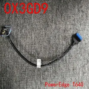 JAENFONG For PowerEdge T640 Workstation Power Supply Cable 0X3GD9 X3GD9 Server Front USB 3.0 Cable