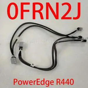 JAENFONG For PowerEdge R440 Workstation Power Supply Cable FRN2J 0FRN2J Server Array Backplane Hard Disk SAS Cable
