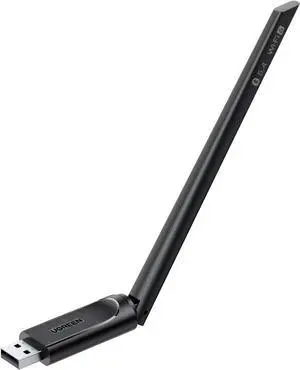 UGREEN 2-in-1 USB Bluetooth WiFi Adapter, AX900 + Bluetooth 5.4 WiFi 6 Adapter for Desktop PC with 5GHz/2.4GHz Dual Band, 6dBi High Gain Antenna, Built-in Driver for Windows 10/11