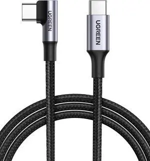 UGREEN Right Angle USB C to USB C Cable, 100W Type C 90 Degree Fast Charging Cable Compatible with iPhone 17/17 Plus/17 Pro/16, MacBook Pro 2022, iPad Pro 2022, Dell XPS, Samsung Galaxy S25/S24, 3.3FT UGREEN Right Angle USB C to USB C Cable, 100W Type C 90 Degree Fast Charging Cable Compatible with iPhone 17/17 Plus/17 Pro/16, MacBook Pro 2022, iPad Pro 2022, Dell XPS, Samsung Galaxy S25/S24, 3.3FT