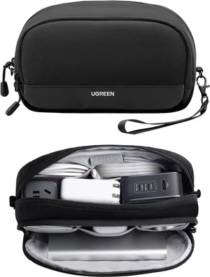 UGREEN Electronics Organizer Travel Case Bag Multifunctional Organizer Carrying Case for Cables, Cord, SD Card, Earbuds, Charger, USB Adapter, Electronic Accessories Medium Size UGREEN Electronics Organizer Travel Case Bag Multifunctional Organizer Carrying Case for Cables, Cord, SD Card, Earbuds, Charger, USB Adapter, Electronic Accessories Medium Size