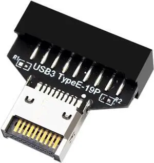 JAENFONG PH743 Motherboard USB3.2 Type-E 20Pin to USB 19P Connector Chassis Front USB TypeA USBC Expansion