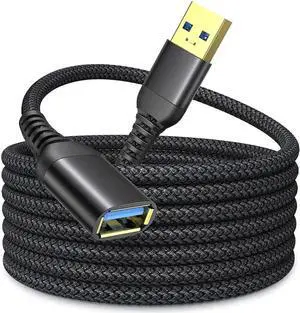 JAENFONG 6.6FT USB 3.0 Extension Cable Type A Male to Female Extension Cord IHDAPP High Data Transfer Compatible with USB Keyboard,Flash Drive, Hard Drive