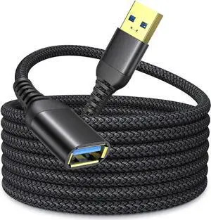 JAENFONG USB Extension Code, USB Extension Cable Type A Male to Female 5Gbps High-Speed Data Transfer, USB 3.0 Extension Compaticable with Keyboard, Mouse, TV, Handle, Projector ,1.64 ft. JAENFONG USB Extension Code, USB Extension Cable Type A Male to Female 5Gbps High-Speed Data Transfer, USB 3.0 Extension Compaticable with Keyboard, Mouse, TV, Handle, Projector ,1.64 ft.