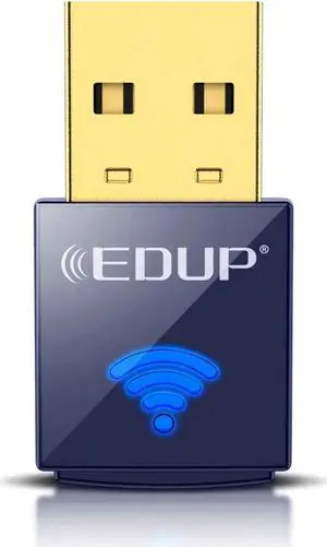 JAENFONG USB Bluetooth WiFi Adapter, Wireless Nano USB Network Adapter for Laptop Desktop PC Wi-Fi Dongle Compatible with Windows 10/7/8/8.1/XP Mac OS X 10.6 - 10.15.3