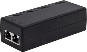 Gigabit PoE+ Injector Adapter - 30W 48V Power Over Ethernet Plus - 10/100/1000Mbps IEEE 802.3af/at Compliant - Up to 100 M (328 ft) Range, by ThePoEstore