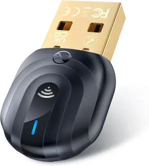ZEXMTE 5.1 USB Bluetooth Adapter for PC, Bluetooth Dongle for PC, 50M/164FT Long Range Stable Signal, with FPC Antenna, Windows 11/10/8 Plug & Play