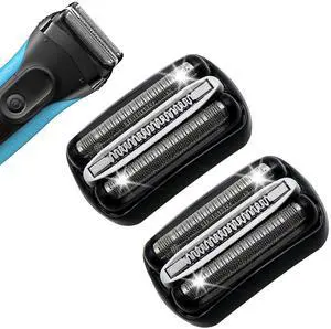 2Pack 32B Series 3 Electric Shaver Replacement Head Accessories Compatible with Braun S3 Foil & Cutter Razor Heads, Accessories for S3 3040s 3010s 310s 3000s 3050cc 3080s 390cc Etc