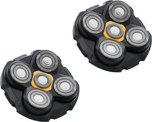 Shaver Replacement Heads Compatible with Microtouch Titanium Head Shaver (2 Pack)