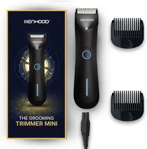 Ball Trimmer Mini  Groin & Body Shaver for Men with Skin-Friendly Ceramic Blade, IPX6 Waterproof Rating, No Snags or Cuts, 90-Minute Run Time