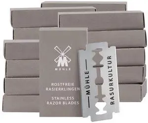 MÜHLE Stainless Steel Safety Razor Blades | 200 Pack