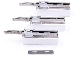 Parker/Taconic Shave 60Blade Injector Pack  PolymerCoated USAMade Blades for Schick, Supply, Gem, Pal, Vintage and Modern Standard Injector Razors