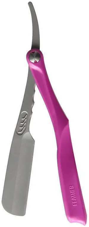 Feather Artist Club Wine SS Folding Handle Razor