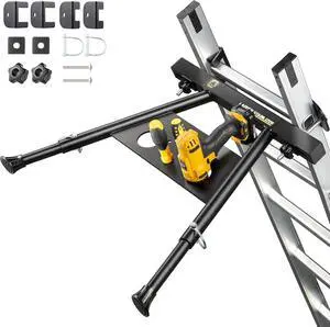 Ladder Stabilizer, Extension Ladder Stabilizer for Roof Wall Standoff Ladder Accessory Safety Stability Aviation Grade Aluminium, Adjustable Length 22-29.5In Ladder Stabilizer
