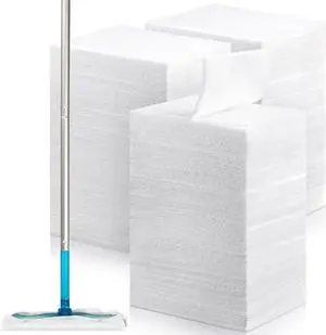 Hoolerry 900 Count Dry Sweeping Cloths Dry Mop Refills Sweeper Dusting Cloths Disposable Duster Refills Floor Mop Pads, 11.81 x 8.66 inch