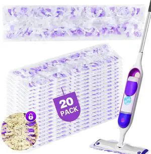Power Mop Pads Refills for Swiffer PowerMop Multi-Surface Mopping Pad Disposable Replacement Mop Refill Pads Compatible with Swiffer PowerMop,Safe on All Finished Floors 20 Count