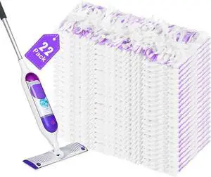 22 Count Disposable Power Mop Refills Compatible with Swiffer PowerMop Multi-Surface Floor Mop and Swiffer Power Mop Wood Mop, Power Mop Pads for Floor Surface Cleaning