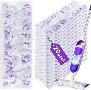 20 Count Disposable Power Mop Refills for Power Mop Multi-Surface MopPower Mop Pads for PowerMop Wood Mop,Compatible with Power mop Refills LiquidPower Mop Pads Refills for Floor Cleaning