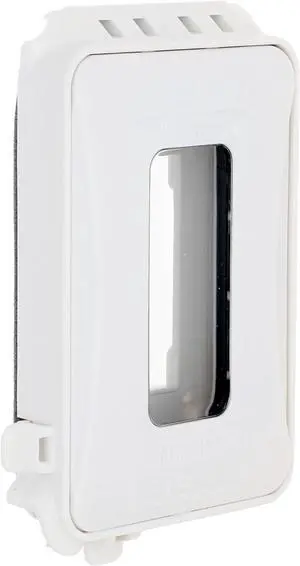 TAYMAC ML500W Single-Gang Mount 16-in-1 Flat Nonmetallic Weatherproof Vertical/Horizontal, 1-Pack, White