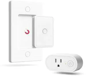 Remote Control Outlet: Wireless On Off Outlet Switch  Lamps Fans & Appliances Indoor  Renter Friendly  100FT Range  No Wiring