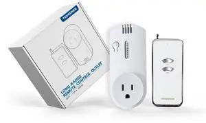 Remote Control Outlet 500ft~1000ft Ultra Long Range 15A Wireless Switch for Lights Heater Pump Vacuum (1 Remote)