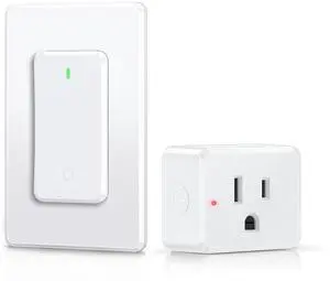 Thinkbee Remote Control Outlet Plug, 15A /1500W 600ft RF Range Wireless Light Switch Kit, Expandable Remote Outlet Switch for Lamp Fan Household Appliances, 80-275V with Anti-Surge 4000V