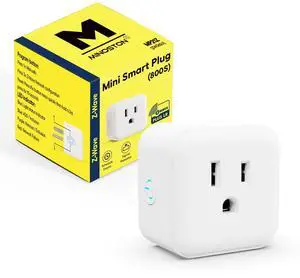 Minoston Z-Wave Plug Outlet 800 Series, Zwave Mini Smart Plug in Socket, 15A, Z-Wave Hub Required, Built-in Repeater and Range Extender, Compatible with SmartThings, Wink, FCC and ETL Listed (MP21Z)