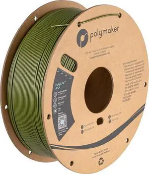 Polymaker ASA Filament 1.75mm Army Green, 1kg ASA 3D Printing Filament, Heat & Weather Resistant - ASA 3D Printer Filament Perfect for Printing Outdoor Functional Parts