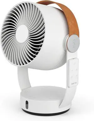 Stadler Form 3D air circulator Leo, fan with horizontal and vertical swing mode, wide range of up to 26 feet, white with remote control