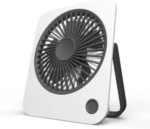 Desk Fan, Rechargeable Battery Powered Mini Fan with Sleek Design, Portable and Quiet Operation, Ideal for Office or Home Use, Compact and Efficient Cooling Solution for Any Workspace