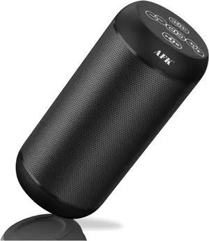 AFK Portable Bluetooth Wireless Speaker, Loud Speaker Stereo Sound for Party, Home, Outdoor Black