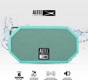 Altec Lansing Mini H2O - Waterproof Bluetooth Speaker, IP67 Certified & Floats in Water, Compact & Portable Speaker for Hiking, Camping, Pool, and Beach