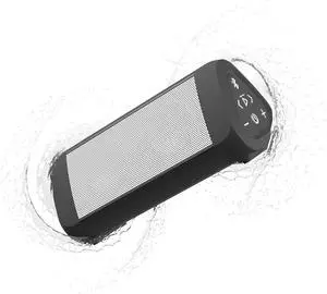 OontZ Ultra Portable Bluetooth Speaker 5.0 - IPX7 Waterproof, 14W Enhanced Sound, 20-Hr Battery, 100ft Wireless Range, Deep Bass and Clear Audio, Durable Shower Speaker for Pool or Beach (White)
