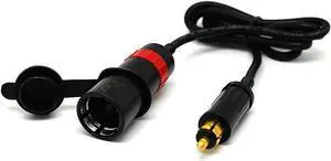 Cliff Top Hella DIN to Car Power Outlet Socket Adaptor with Solid Lock Function Prevent The Plug from Falling Out