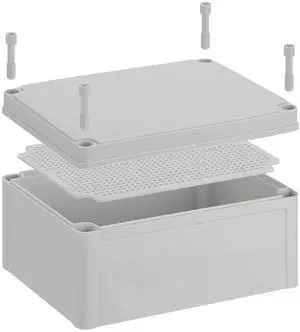 Inkbirdplus Plastic Junction Box, IP67 Dustproof&Waterproof DIY Box, Durable Electrical Project Enclosure, 8 x 6 x 4 inch