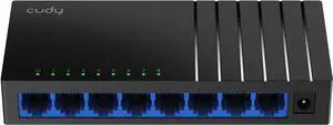 Cudy GS108D 8 Port Gigabit Ethernet Network Switch,Ethernet Splitter - Desktop, Fanless, Traffic Optimization, Plug and Play